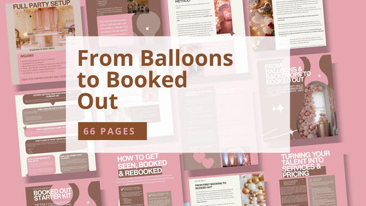 Balloon Business Ebook | Event Decor Guide (Digital Download)