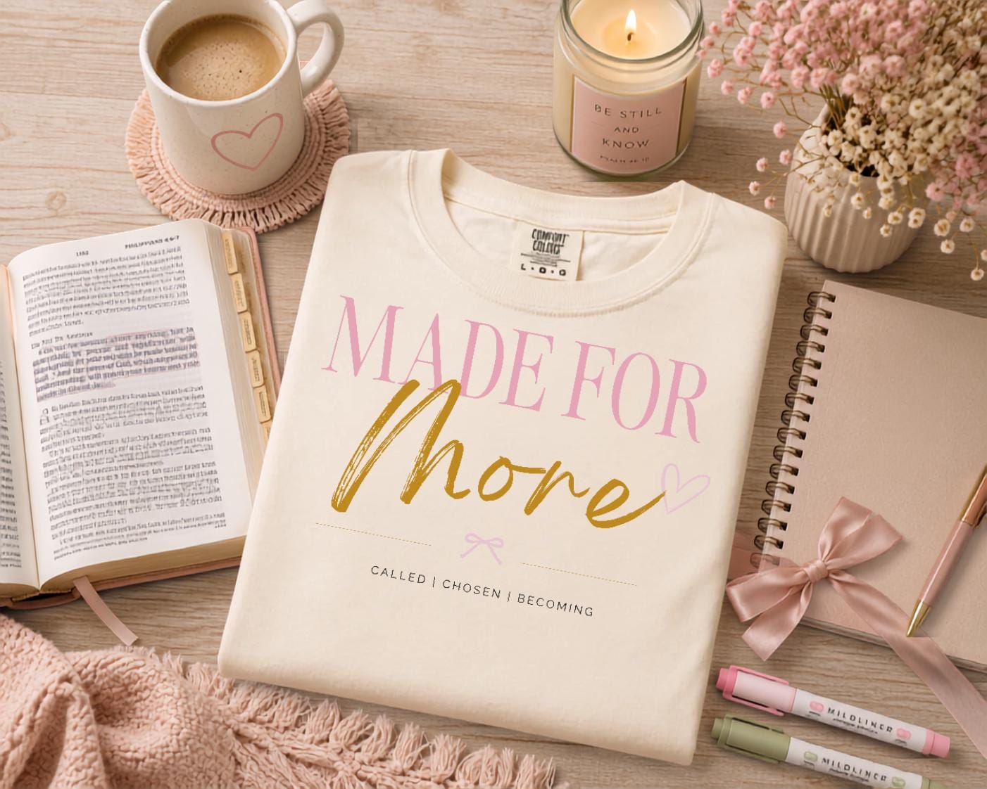 Made For More Christian Tee | Comfort Colors 1717 Graphic Shirt