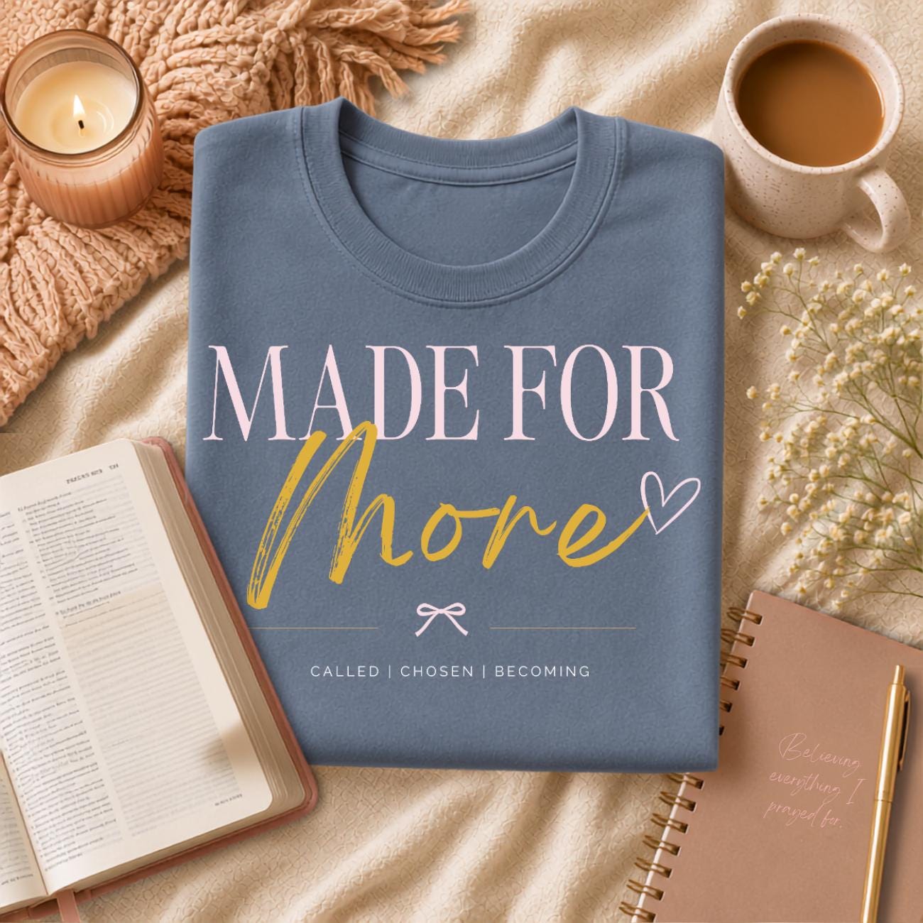 Made For More Christian Tee | Comfort Colors 1717 Graphic Shirt
