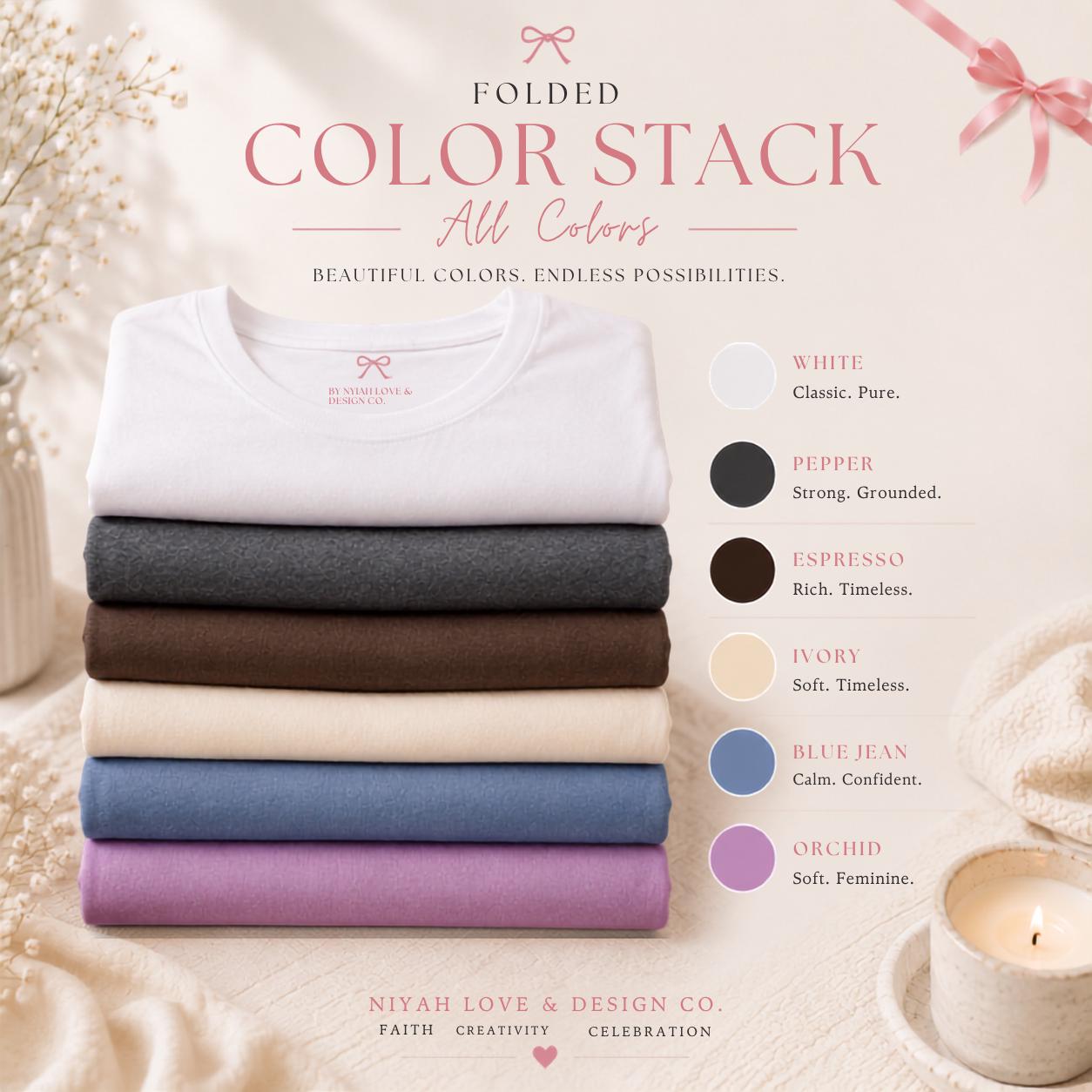 Choosing Her Tee | Faith Based Women's Shirt | Comfort Colors 1717 | Christian Graphic Tee | Inspirational Christian Gift